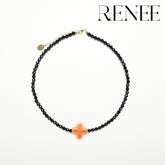 Dark Night Cross Pumpkin Necklace